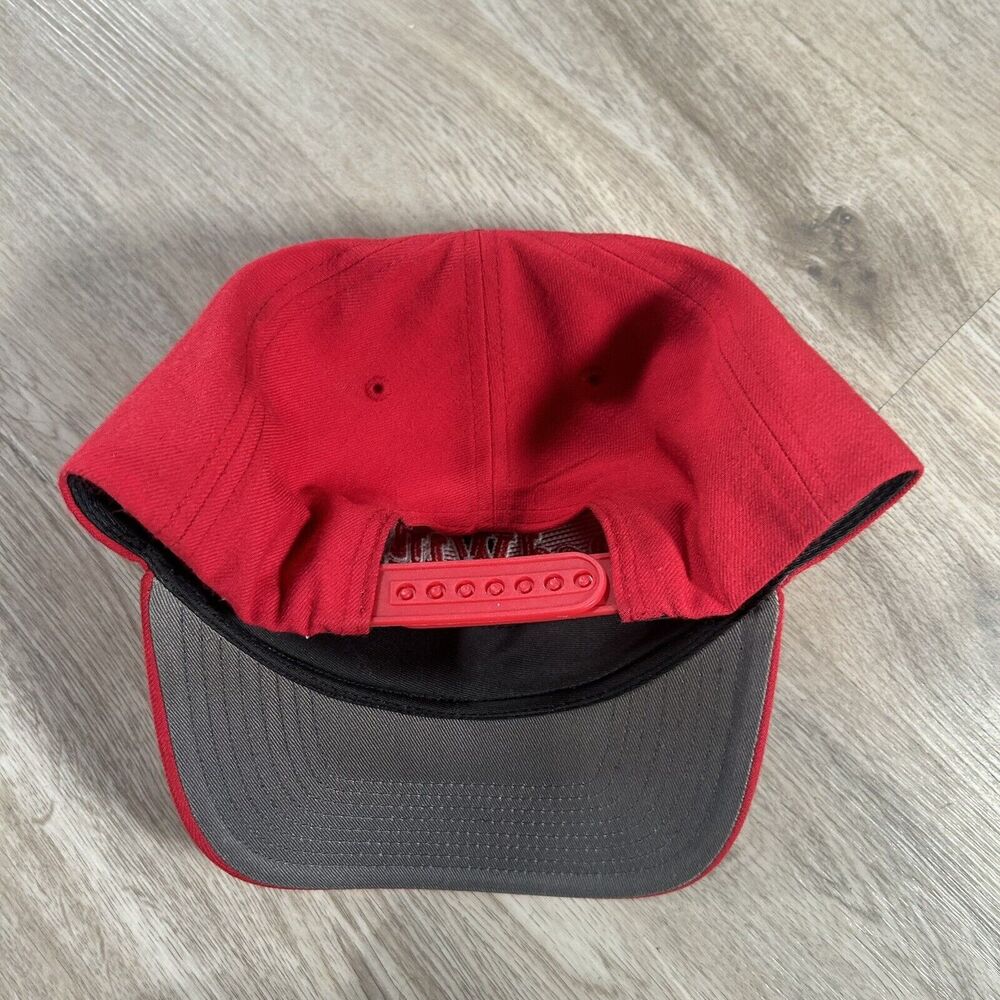 Vintage Detroit Red Wings Hat Snapback NHL Hockey Red Twins Enterprise Cap - Picture 7 of 9